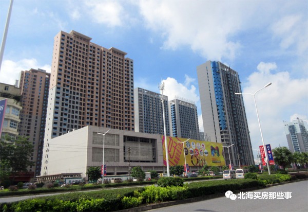 镜头里的北海万达广场与和安宁春城谁更中心
